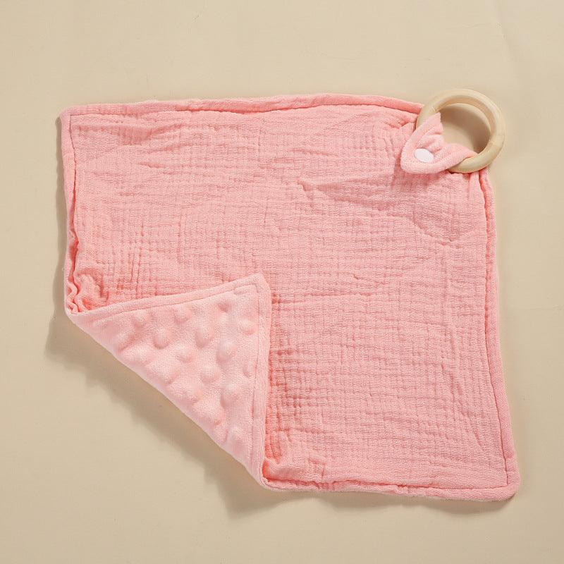 Bite Ring Double-layer Crepe Saliva Towel