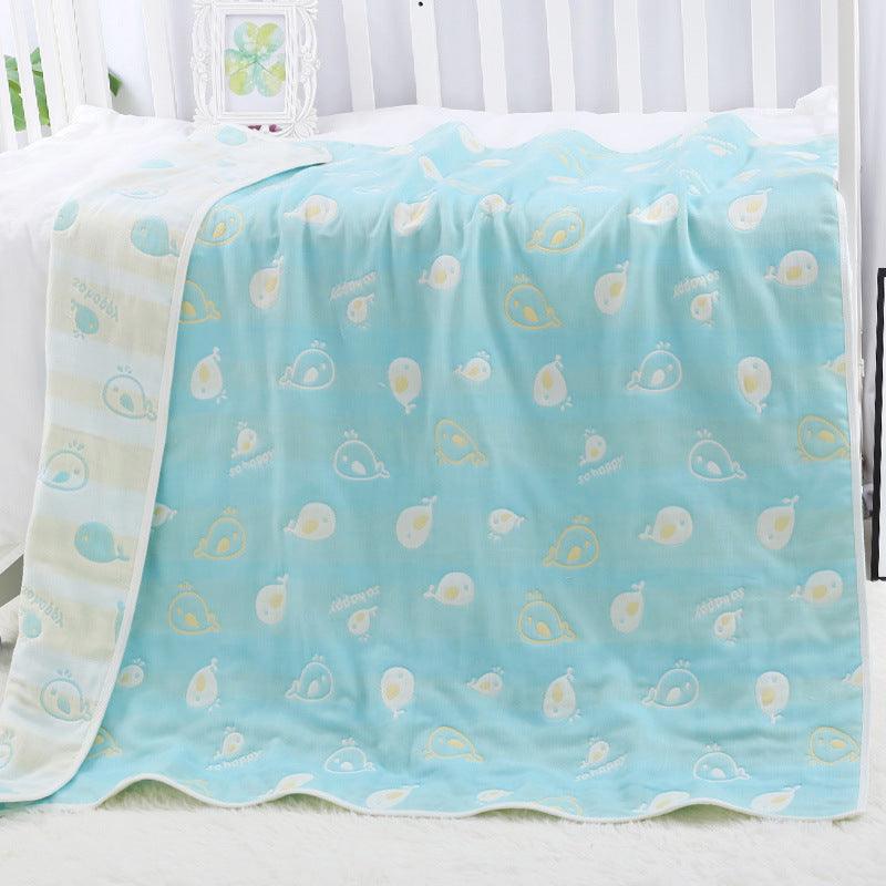 Printing Gauze Baby  Cotton Blanket Quilt