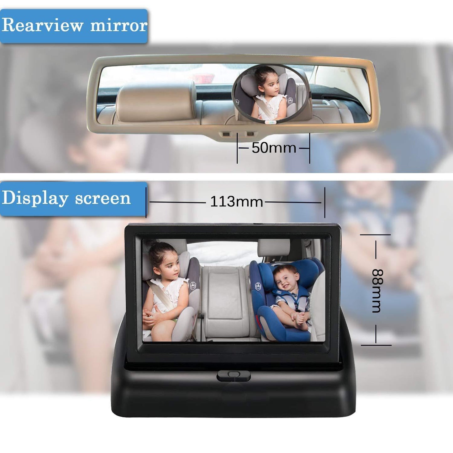 Baby monitor  Car reversing display