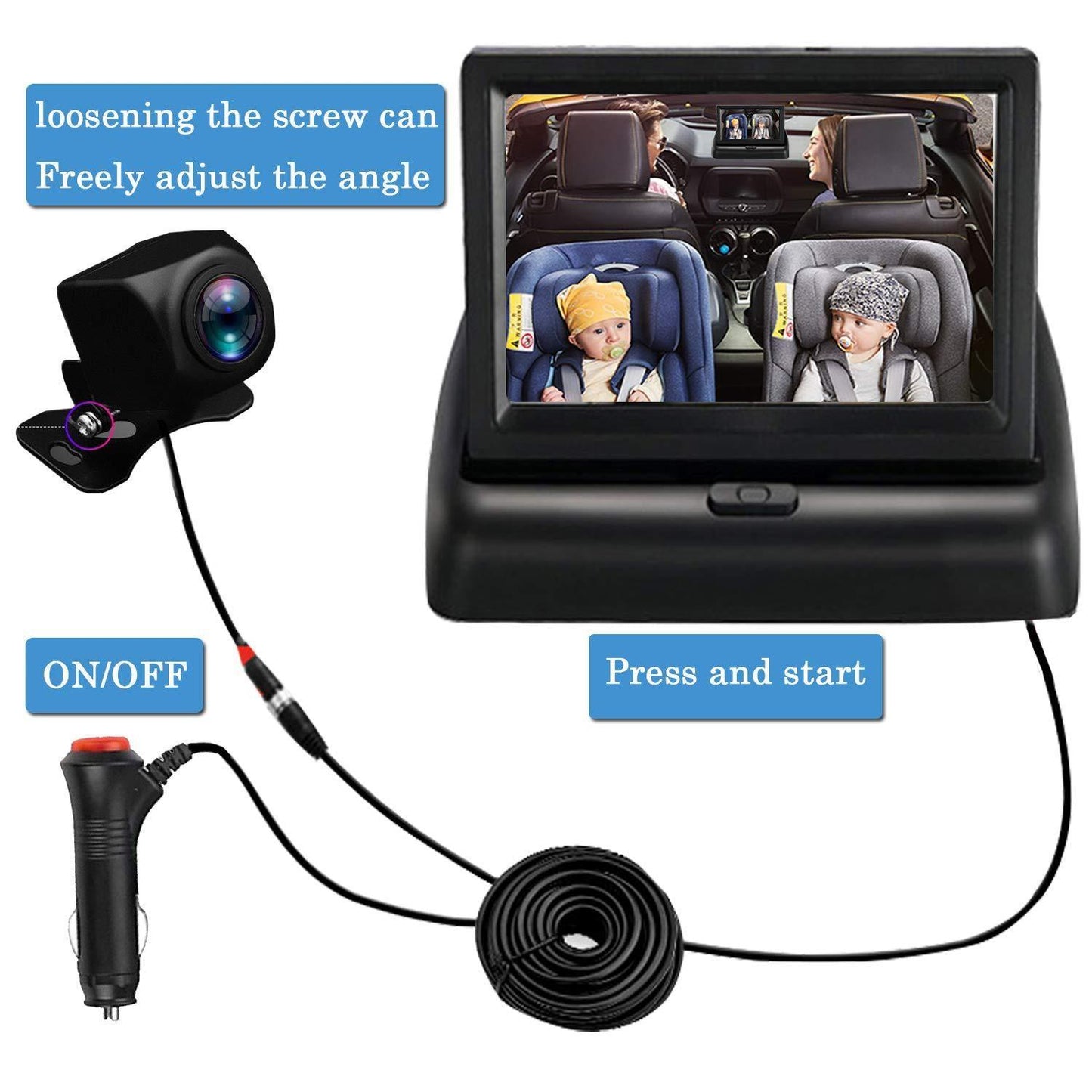 Baby monitor  Car reversing display