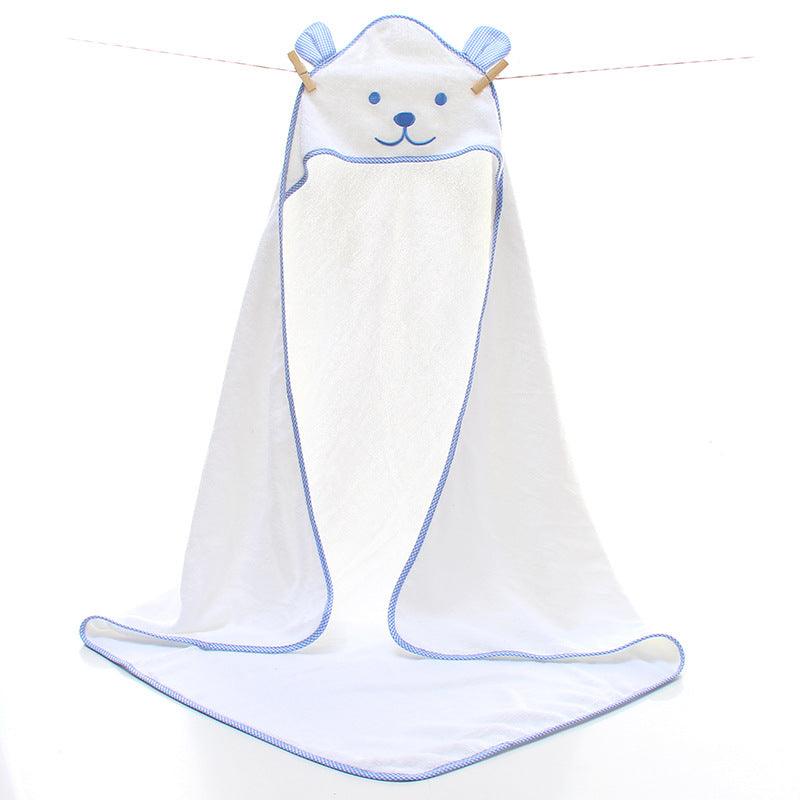 Cartoon embroidered bear cotton children's bath towel