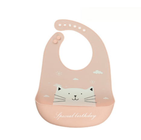 Silicone Baby Eating Bib Stereo Waterproof