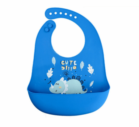 Silicone Baby Eating Bib Stereo Waterproof