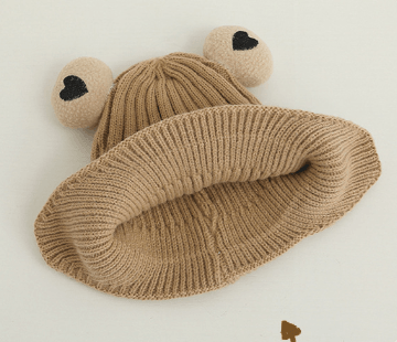 Children's Knitted Warm Bear Woolen Cap