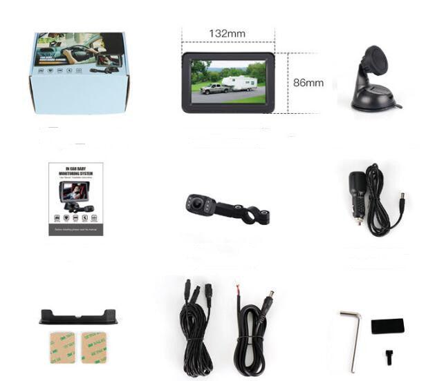 In-car Baby Monitoring AHD High-definition  Camera