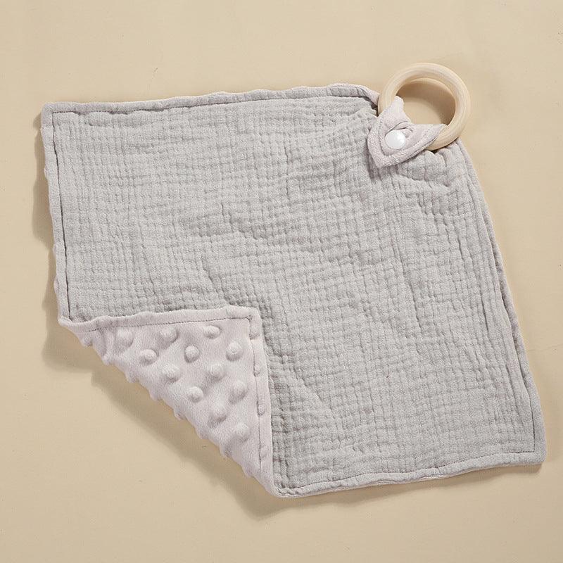 Bite Ring Double-layer Crepe Saliva Towel