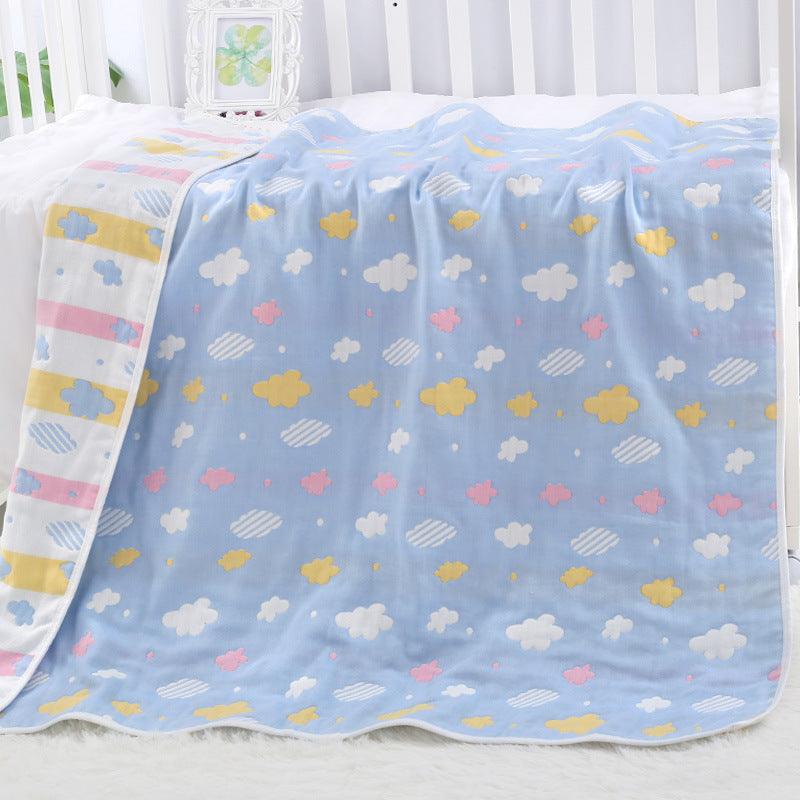 Printing Gauze Baby  Cotton Blanket Quilt