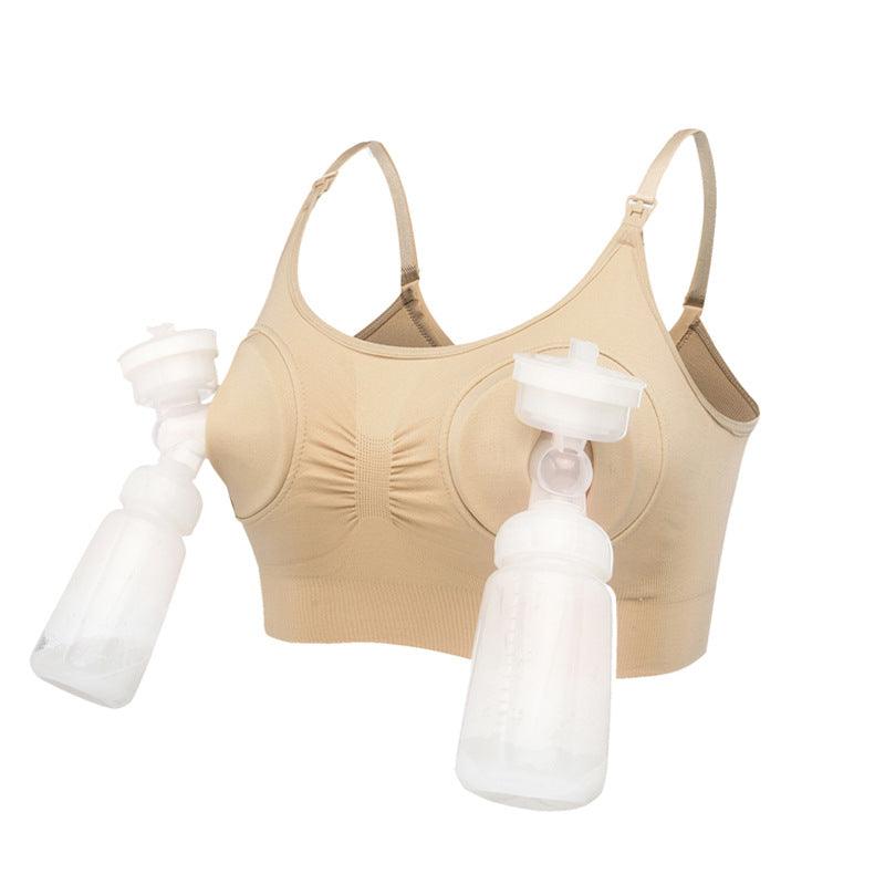 Breastfeeding bra without underwire