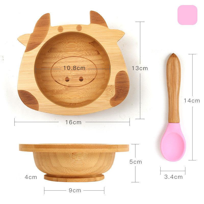 Baby dinner training plate children's cutlery set