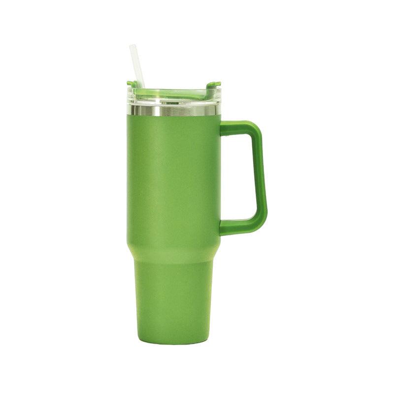 Straw Coffee/Smoothie/Water Insulation Cup With Handle Portable Stainless Steel - New Life Nest