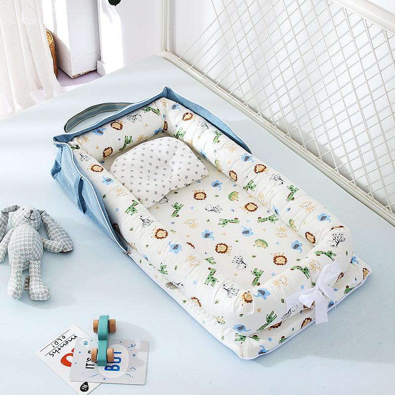 Baby Removable And Washable Bed Crib Portable Crib Travel Bed For Children Infant Kids Cotton Cradle - New Life Nest