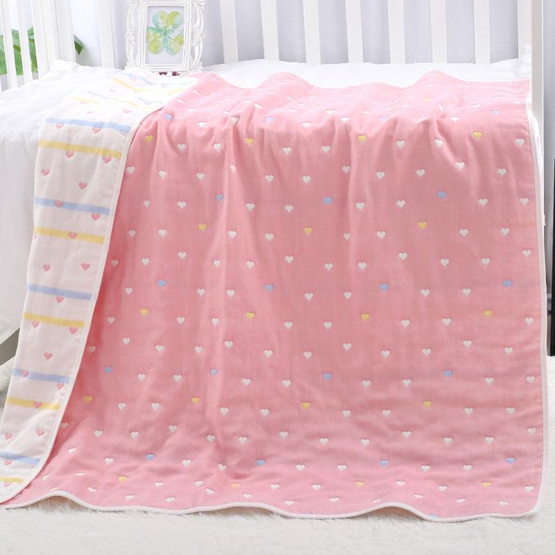 Printing Gauze Baby  Cotton Blanket Quilt