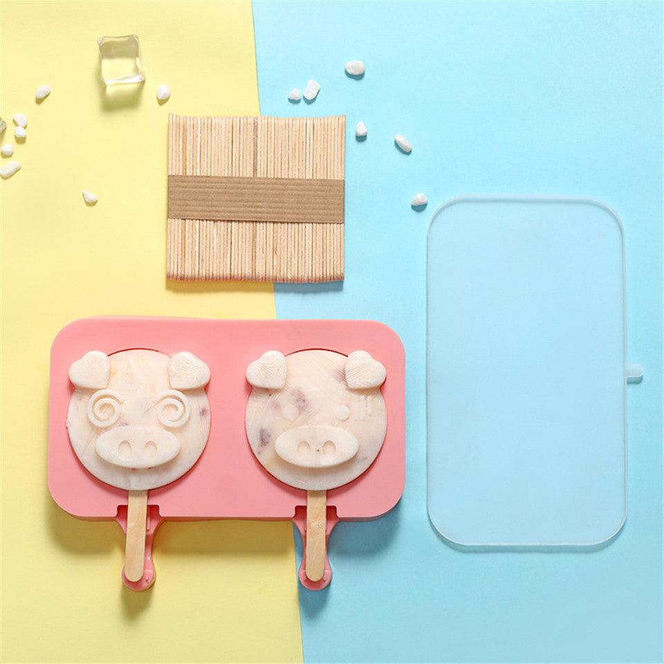 Silicone ice cream mold