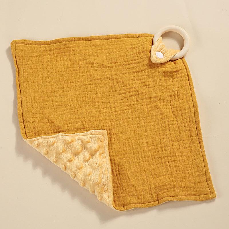 Bite Ring Double-layer Crepe Saliva Towel