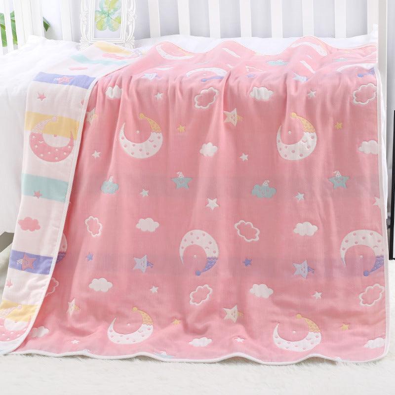 Printing Gauze Baby  Cotton Blanket Quilt