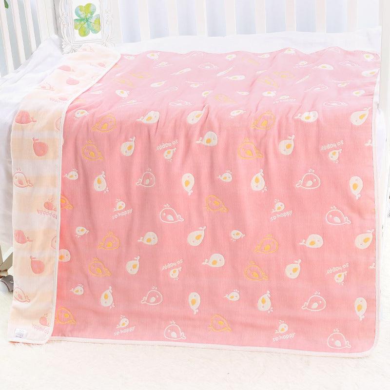 Printing Gauze Baby  Cotton Blanket Quilt