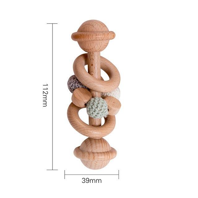 Wooden Baby Teether Toy