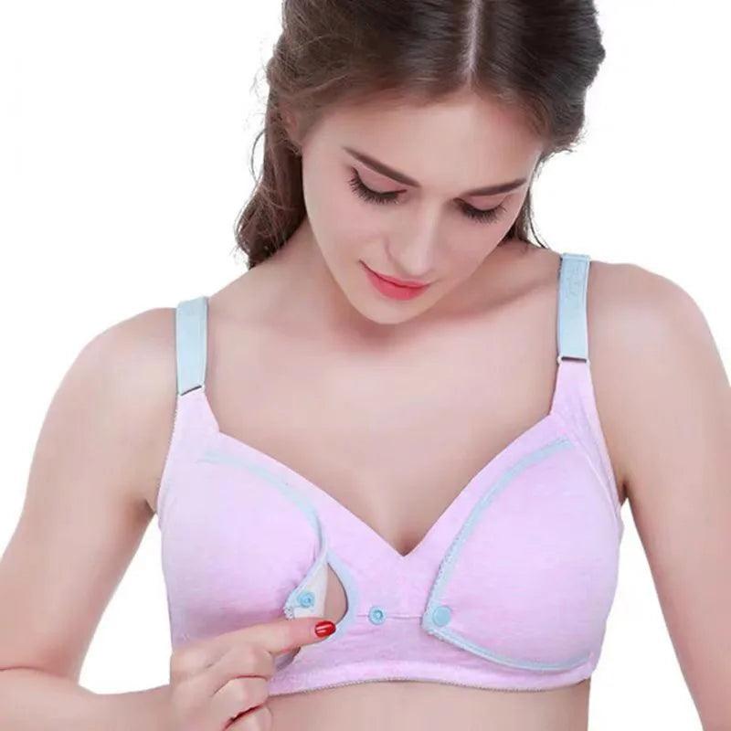 Maternity Nursing bra, front button opening  bra, women's underwear