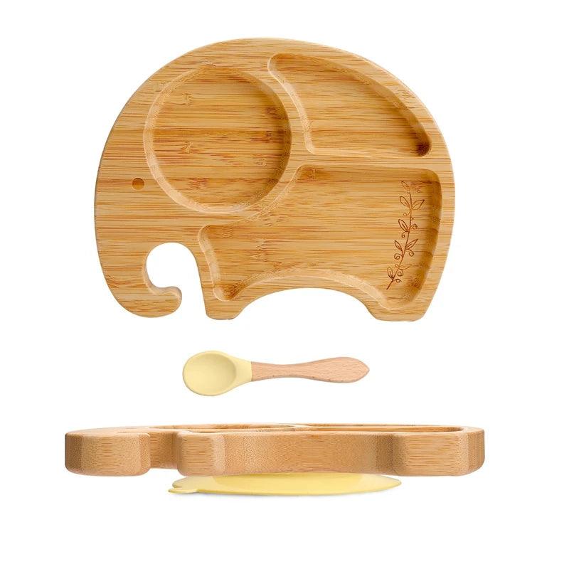 1 Set Bamboo Wooden Dinnerware - New Life Nest