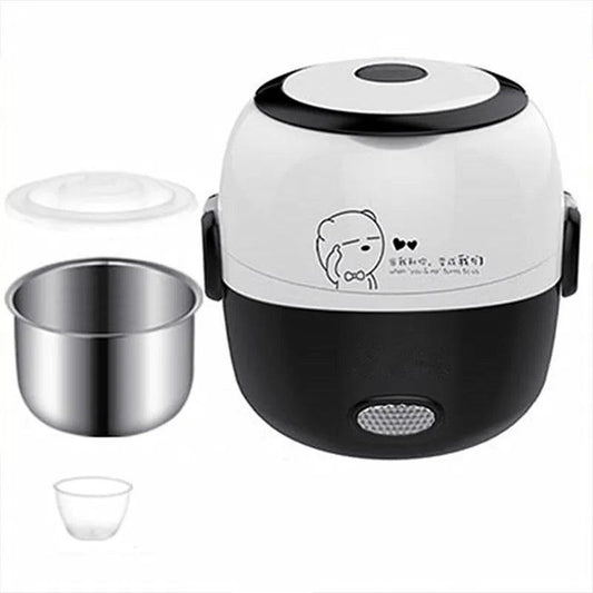 Compact Electric Rice Cooker and Food Steamer Combo