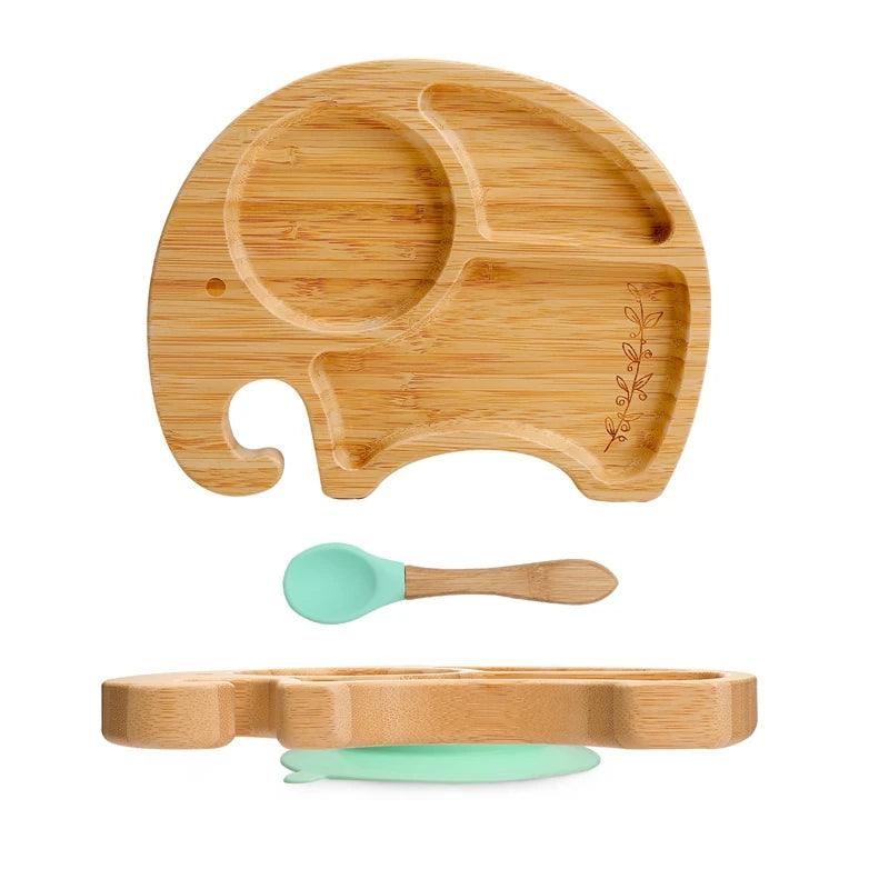 1 Set Bamboo Wooden Dinnerware - New Life Nest