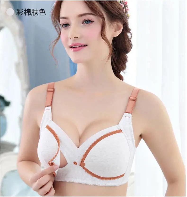 Maternity Nursing bra, front button opening  bra, women's underwear