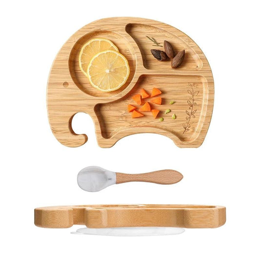 1 Set Bamboo Wooden Dinnerware - New Life Nest