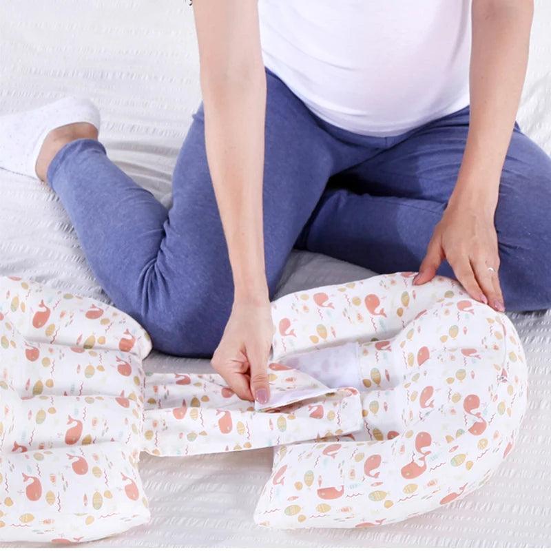 Cotton Waist Maternity Pillow For Pregnant Women Full Body