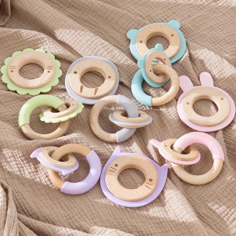 Kawaii Animals Silicone Teether Baby Toy