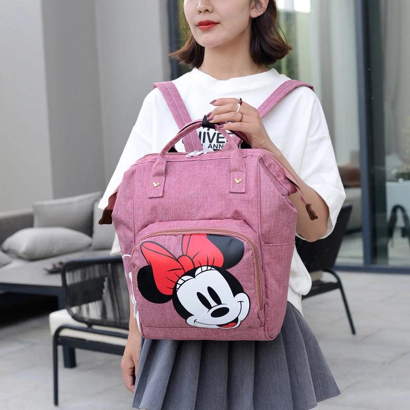 Mommy Maternity Disney Mickey Mouse Diaper Waterproof Backpack