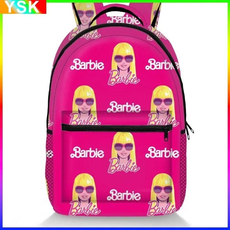 Barbie School  Backpack Large Capacity