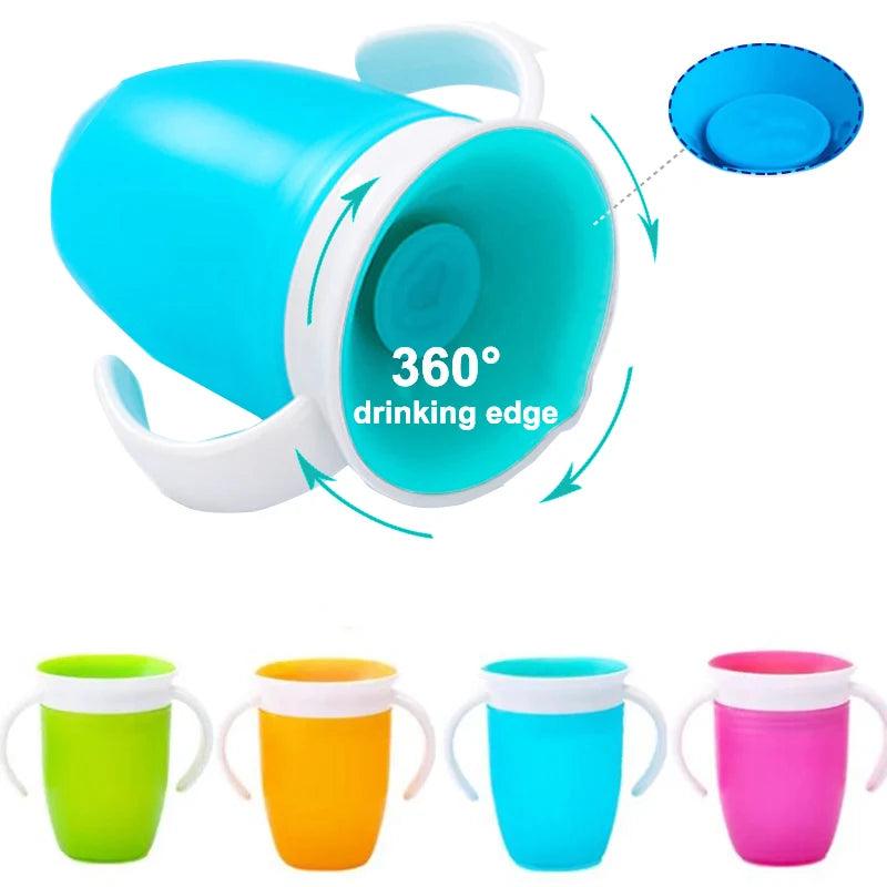 Baby Water Cups 360 Degrees Rotated