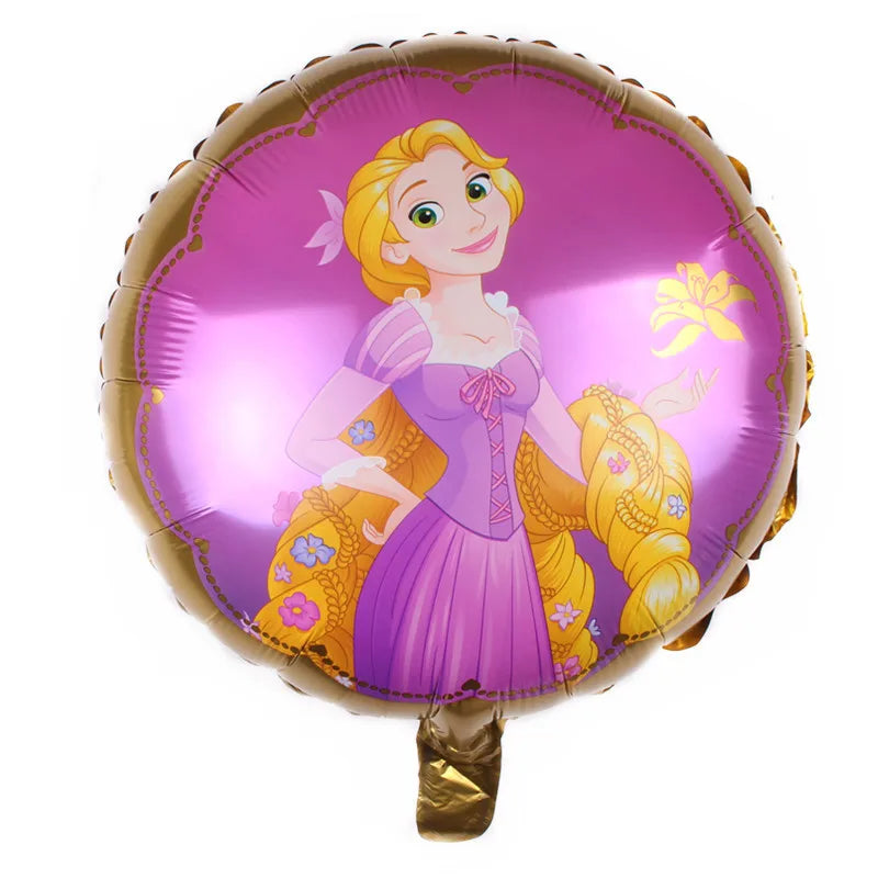 Disney Tangled Rapunzel Theme Party Supplies Tableware Paper Cup Plate Napkin Flag Baby Shower Balloons Birthday Party Decor