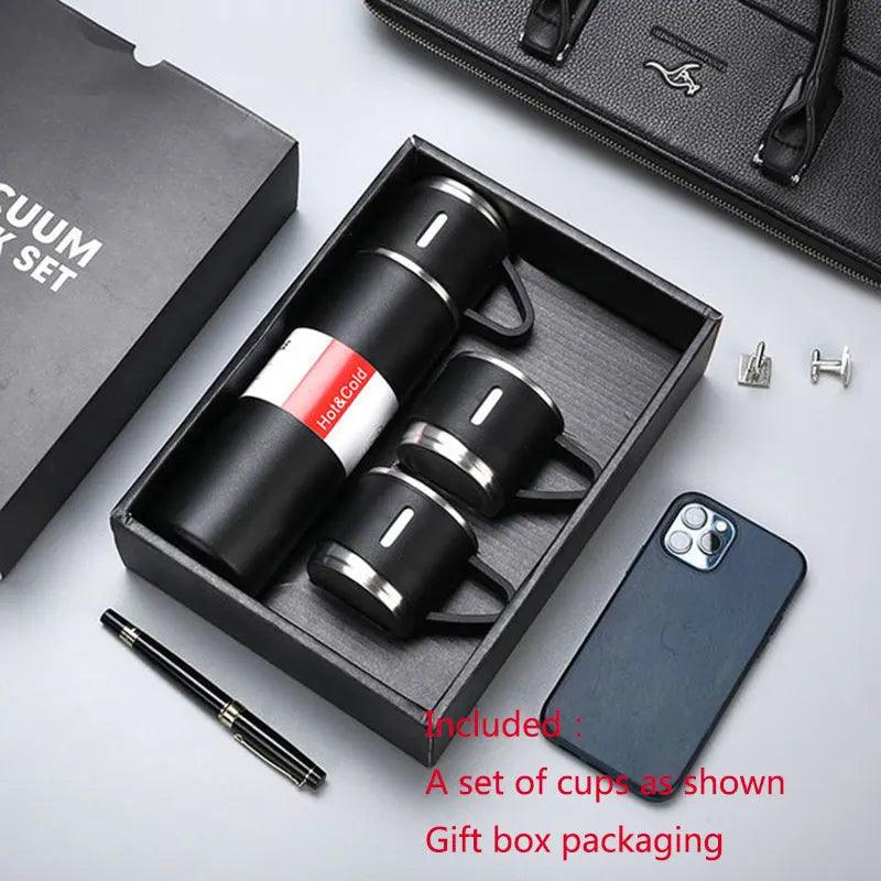 Stainless Steel Thermos Cup Set or Single Cup Portable Sport Travel Gift Box Coffee/ Water Bottles