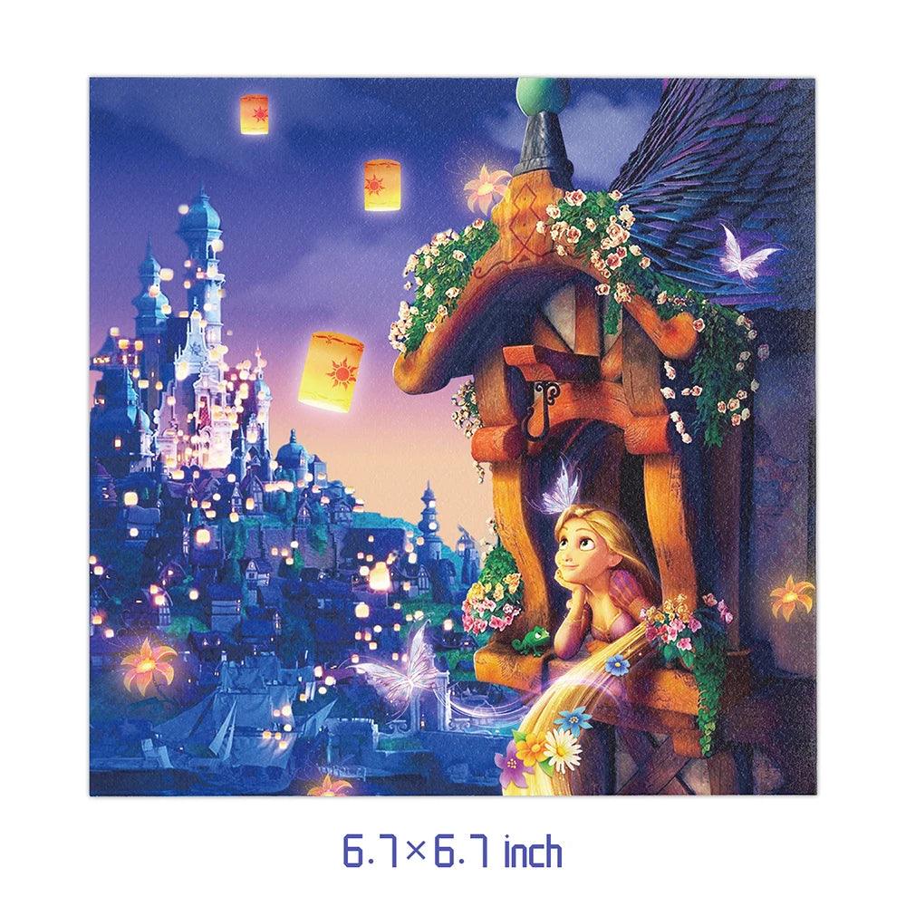 Disney Tangled Rapunzel Theme Party Supplies Tableware Paper Cup Plate Napkin Flag Baby Shower Balloons Birthday Party Decor