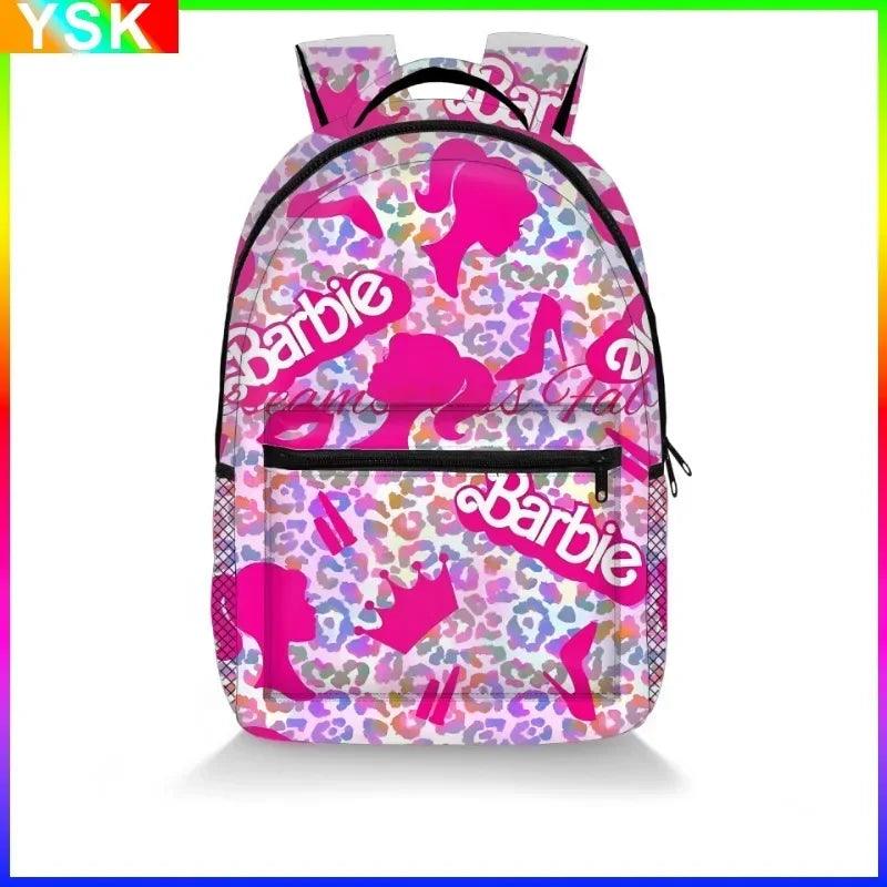 Barbie School  Backpack Large Capacity