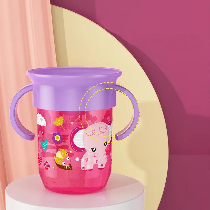 BPA-Free Rotating Sippy Cup for Infants