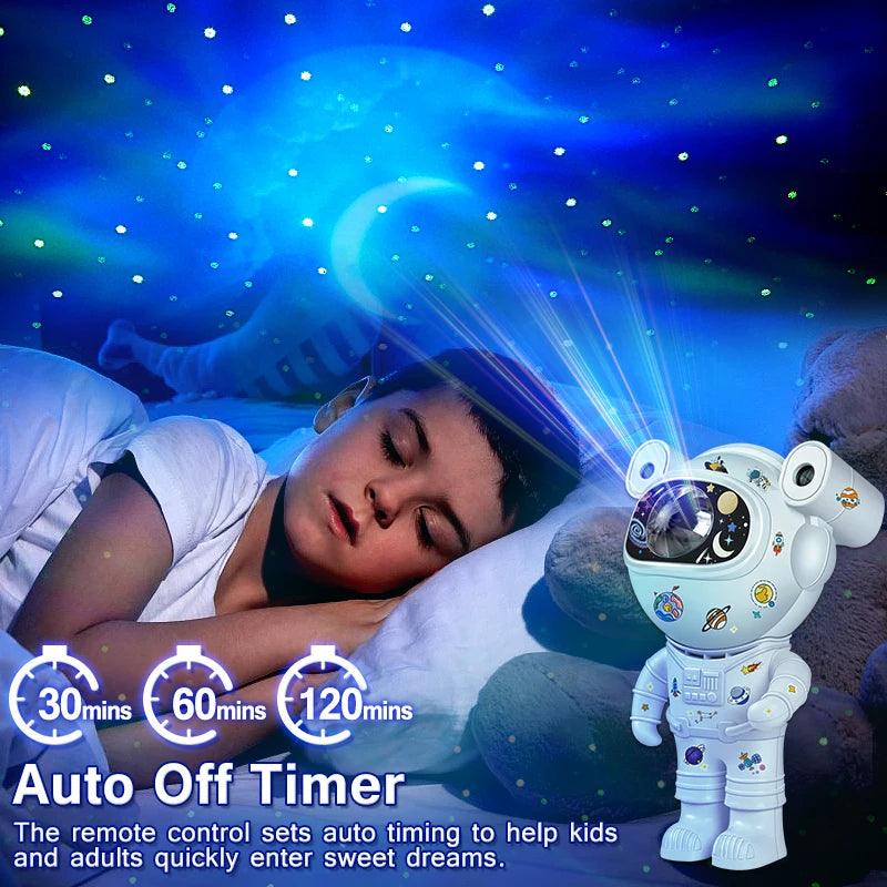 Star Projector Galaxy Night Light Astronaut