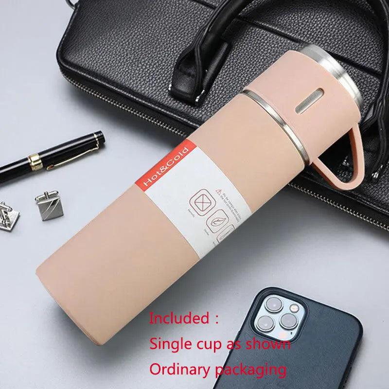 Stainless Steel Thermos Cup Set or Single Cup Portable Sport Travel Gift Box Coffee/ Water Bottles