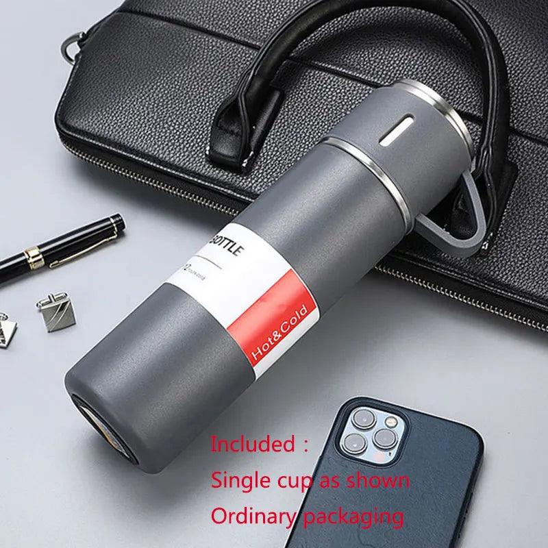 Stainless Steel Thermos Cup Set or Single Cup Portable Sport Travel Gift Box Coffee/ Water Bottles