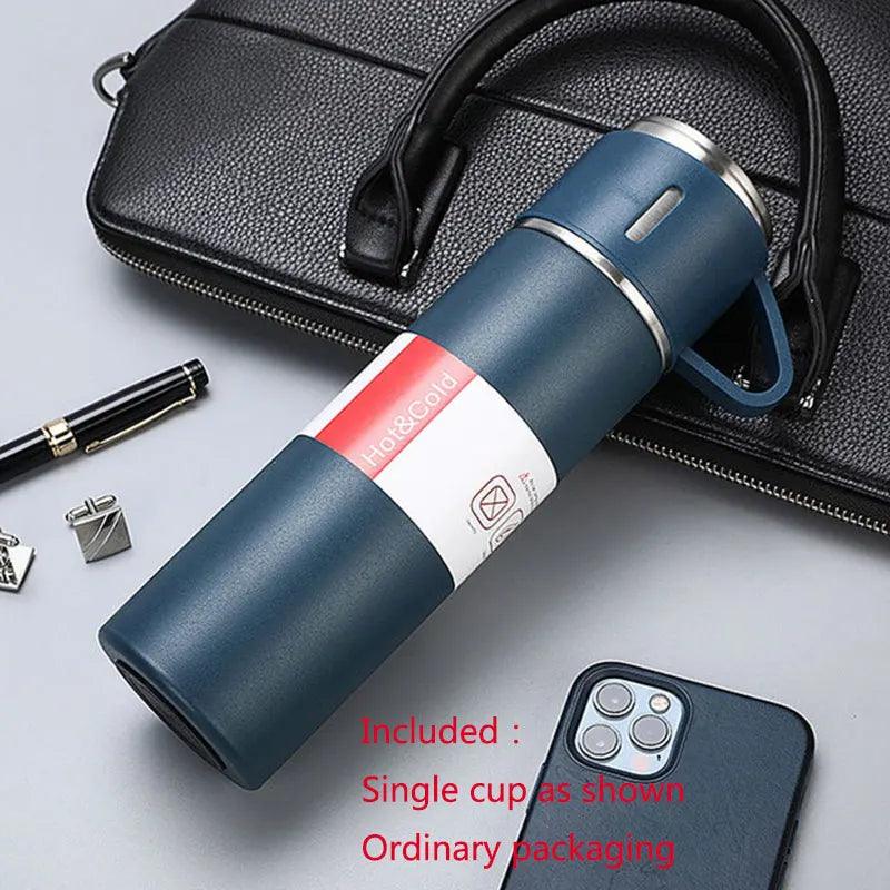 Stainless Steel Thermos Cup Set or Single Cup Portable Sport Travel Gift Box Coffee/ Water Bottles