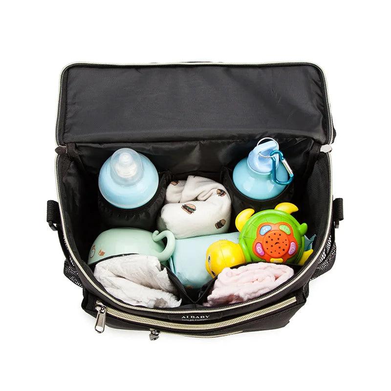 Multifunctional Waterproof Mommy Diaper Bag Large Capacity Travel Stroller Bag