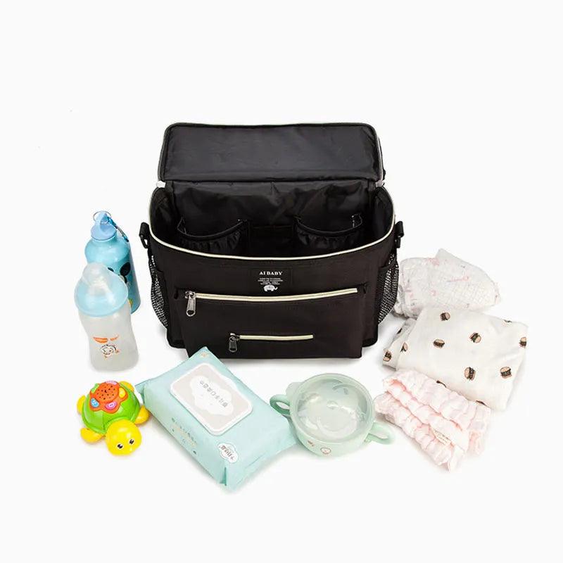 Multifunctional Waterproof Mommy Diaper Bag Large Capacity Travel Stroller Bag