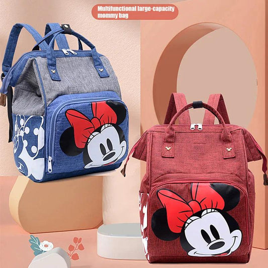 Mommy Maternity Disney Mickey Mouse Diaper Waterproof Backpack