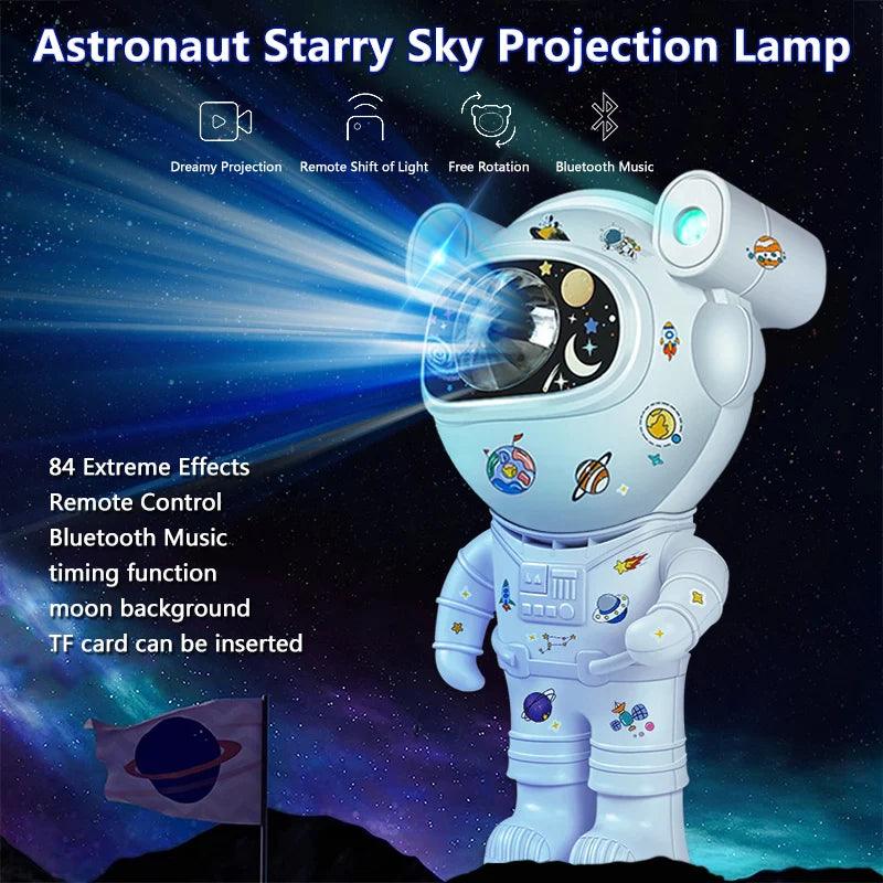 Star Projector Galaxy Night Light Astronaut