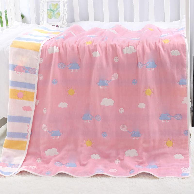 Printing Gauze Baby  Cotton Blanket Quilt