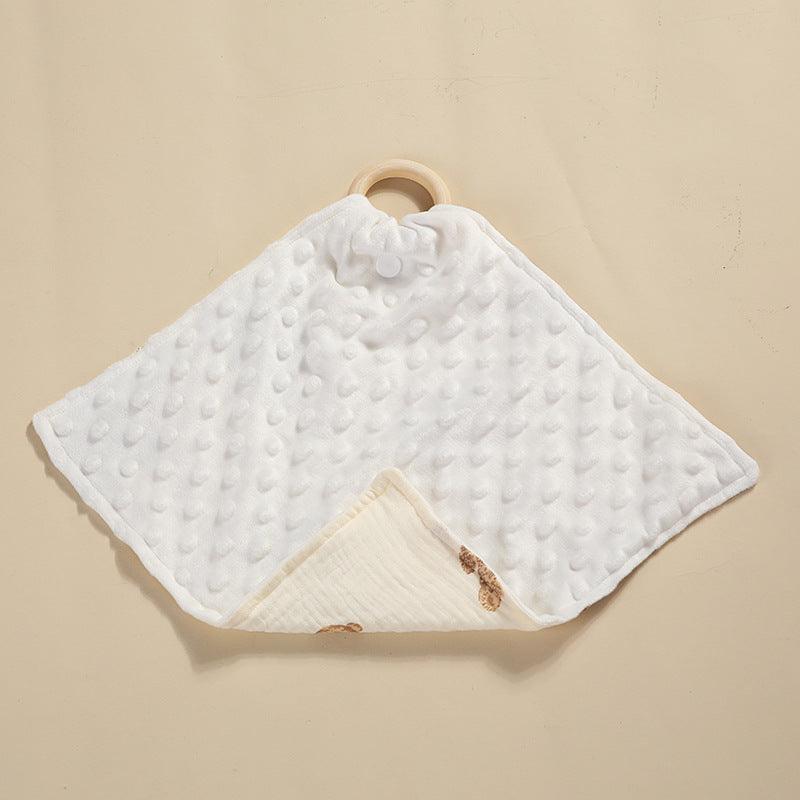 Bite Ring Double-layer Crepe Saliva Towel