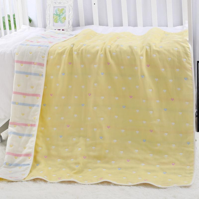 Printing Gauze Baby  Cotton Blanket Quilt