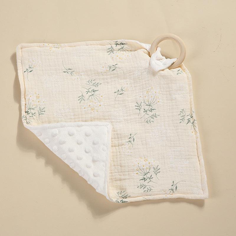 Bite Ring Double-layer Crepe Saliva Towel