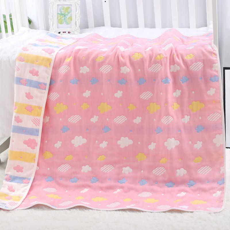 Printing Gauze Baby  Cotton Blanket Quilt